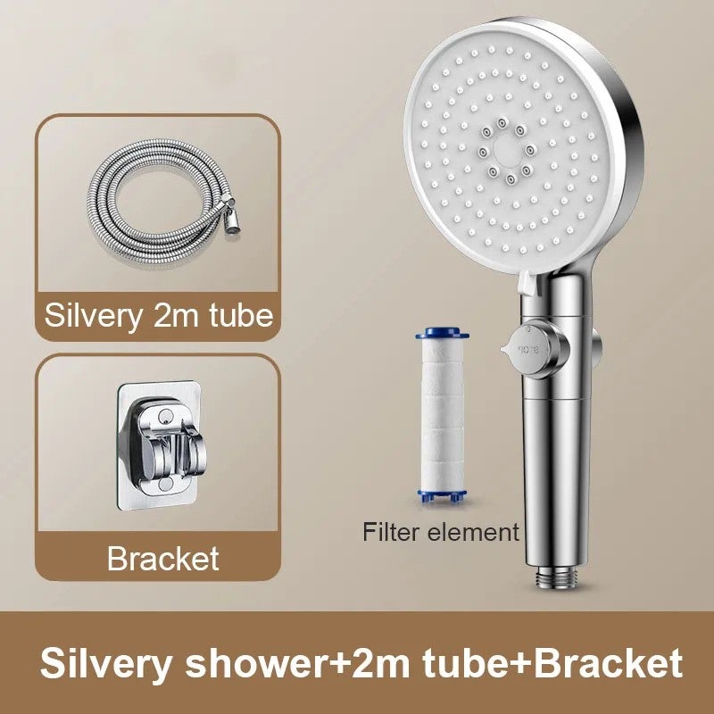 Bluejw Multifunctional Handheld Shower Head with Filters - High Pressure Shower Head Set for Improved Water Quality - Image 1